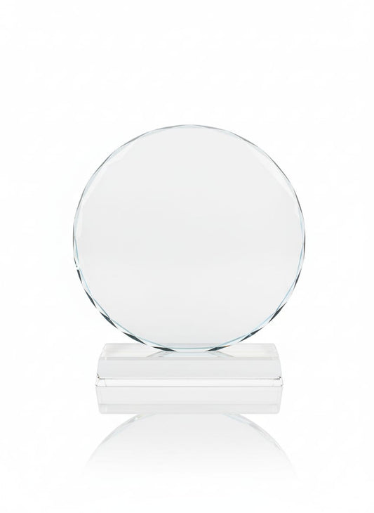 Circle Mini Transparent Shield Glass
