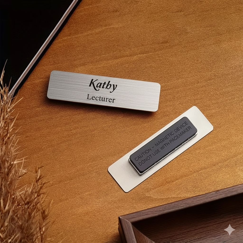 Glossy Magnetic Badge